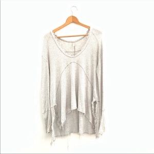 Free People waffle knit thermal
